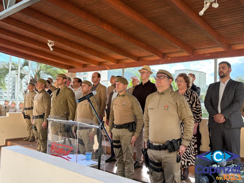 PMSC celebra 19 anos do 10º CRPM e 17 anos do 26º BPM em Herval d’Oeste