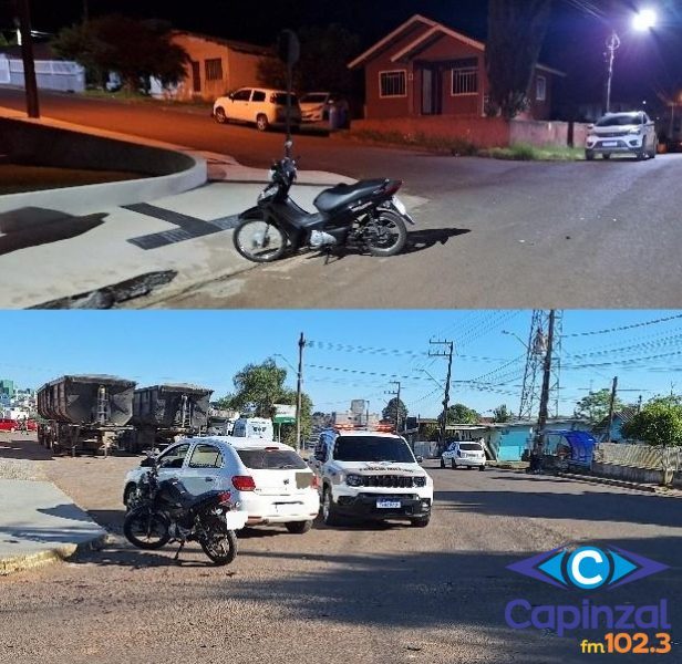 Dois acidentes de trânsito deixam motociclistas feridos em Campos Novos