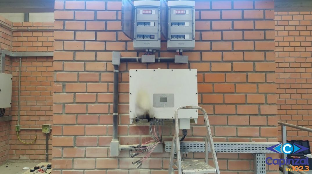 Princípio de incêndio em sistema de energia solar mobiliza Bombeiros em Peritiba