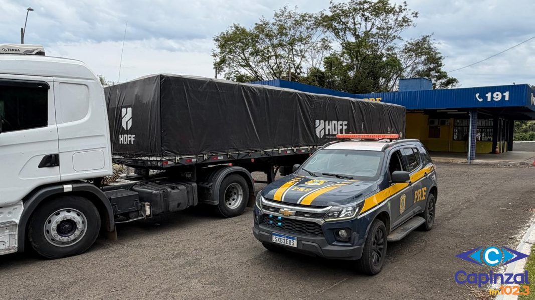 PRF apreende carga de hormônios sintéticos e cosméticos estrangeiros na BR-153