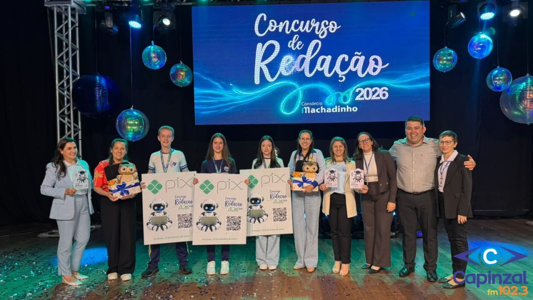 EEB Belisário Pena fica em 2º lugar e Escola Viver e Conhecer conquista 1º e 5º lugares no Concurso de Redação do Consórcio Machadinho