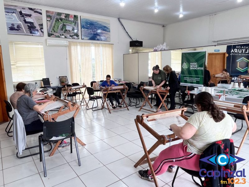 Zortéa: Curso de tear de lã de ovelha promove aprendizado, tradição e valorização do artesanato!