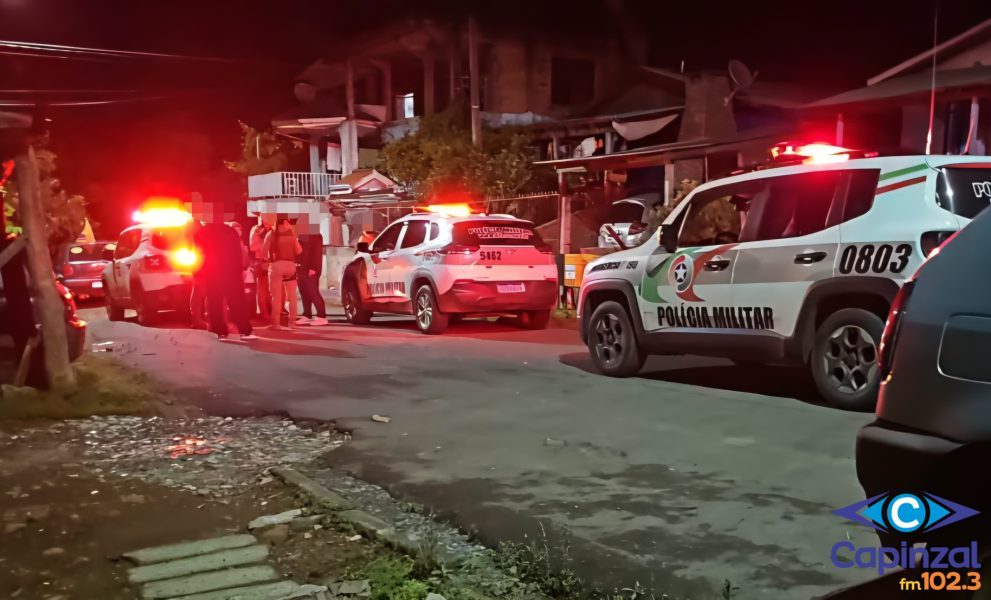 Homem é socorrido pelos Bombeiros após agressão no Loteamento Colina, em Capinzal
