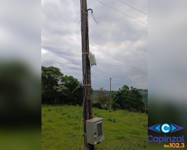 Agricultor tem cerca de 200 metros de fios de cobre furtados no interior de Capinzal
