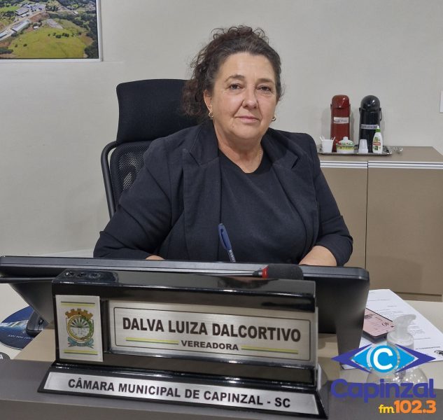 Vereadora Dalva Luiza Dalcortivo justifica voto contrário a projeto sobre atestados médicos em Capinzal