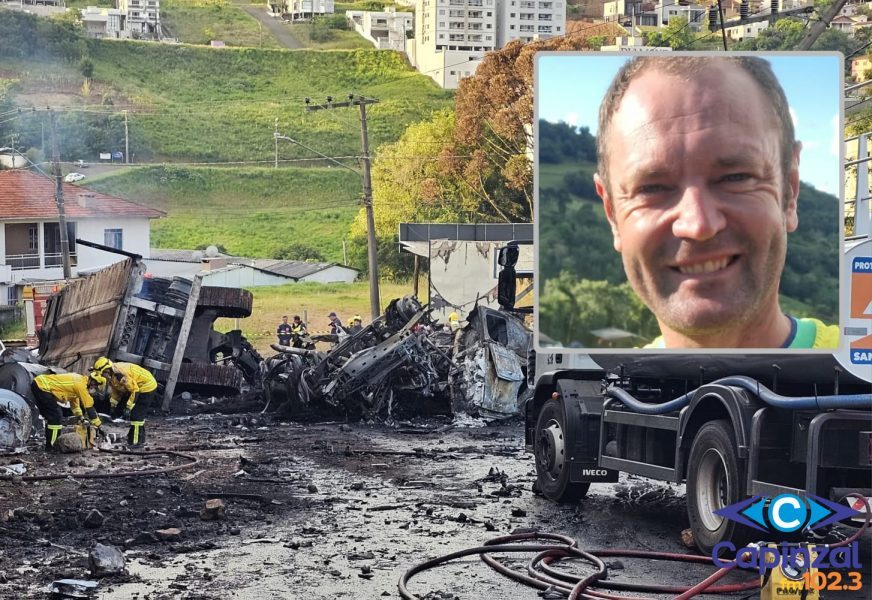 Identificado motorista que morreu em grave acidente na Serra de Capinzal
