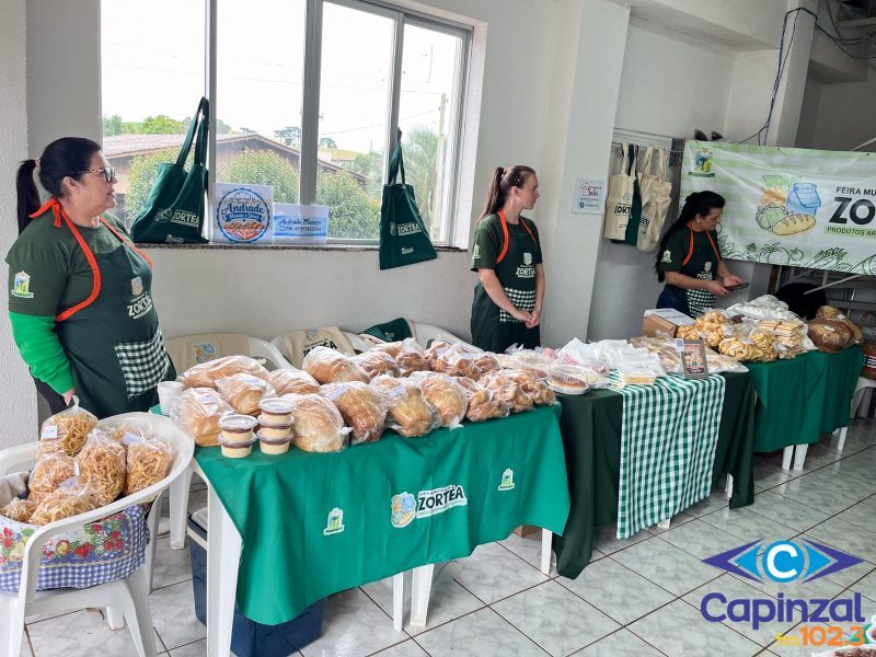 Segunda edição da Feira Municipal valoriza produtores artesanais e coloniais de Zortéa