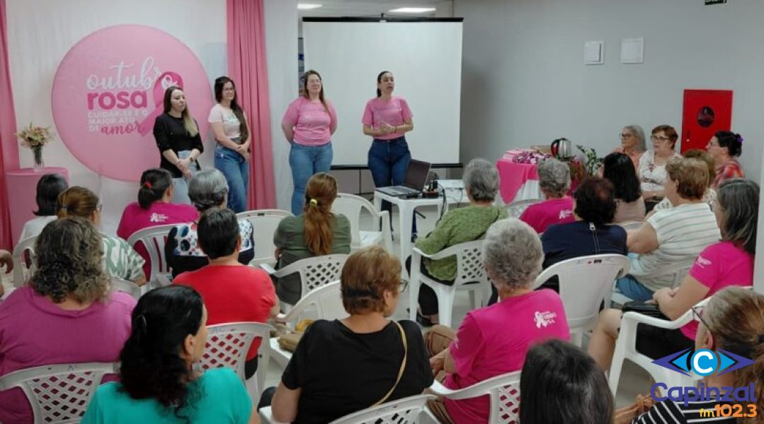 Secretaria de Saúde de Ouro promoveu evento “Café com Elas” em alusão ao Outubro Rosa